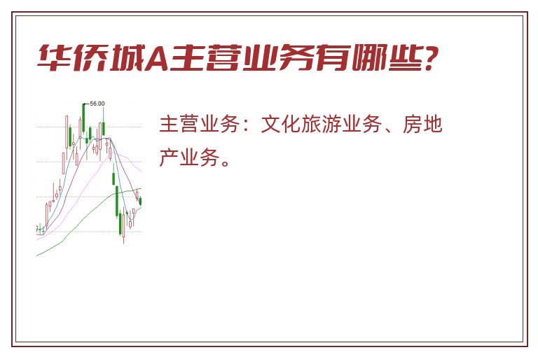 华侨城A主营业务有哪些？