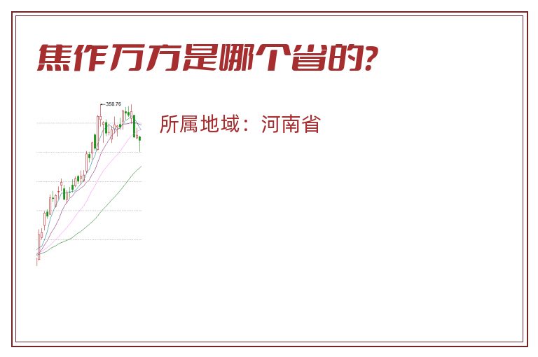 焦作万方是哪个省的？