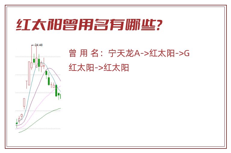 红太阳曾用名有哪些？