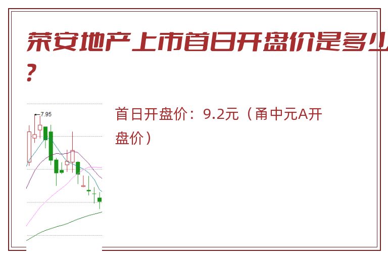 荣安地产上市首日开盘价是多少?.jpg 荣安地产.jpg