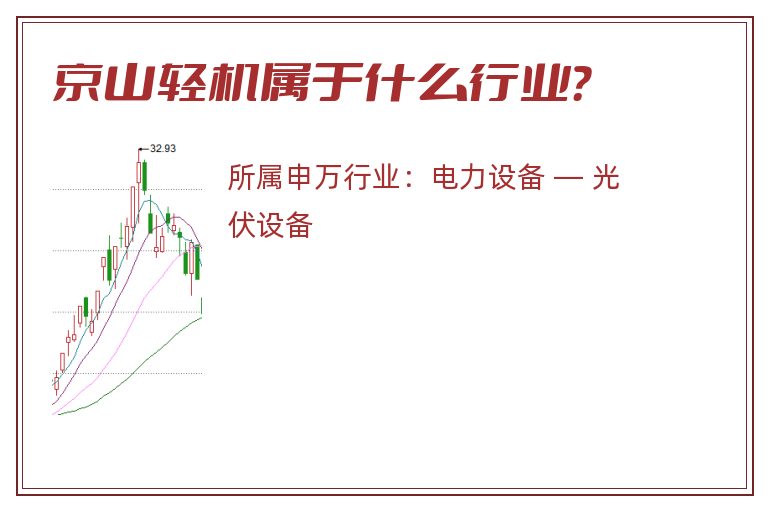 京山轻机属于什么行业？