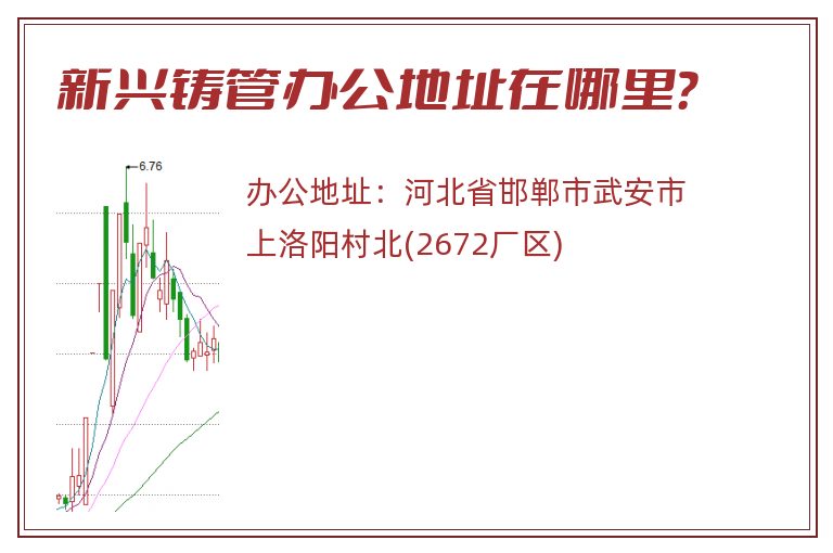 新兴铸管办公地址在哪里？