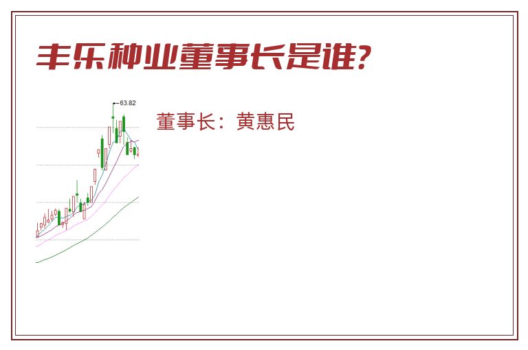 丰乐种业董事长是谁？