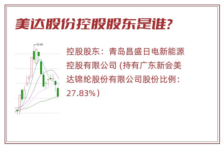 美达股份控股股东是谁？