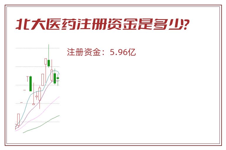 北大医药注册资金是多少？