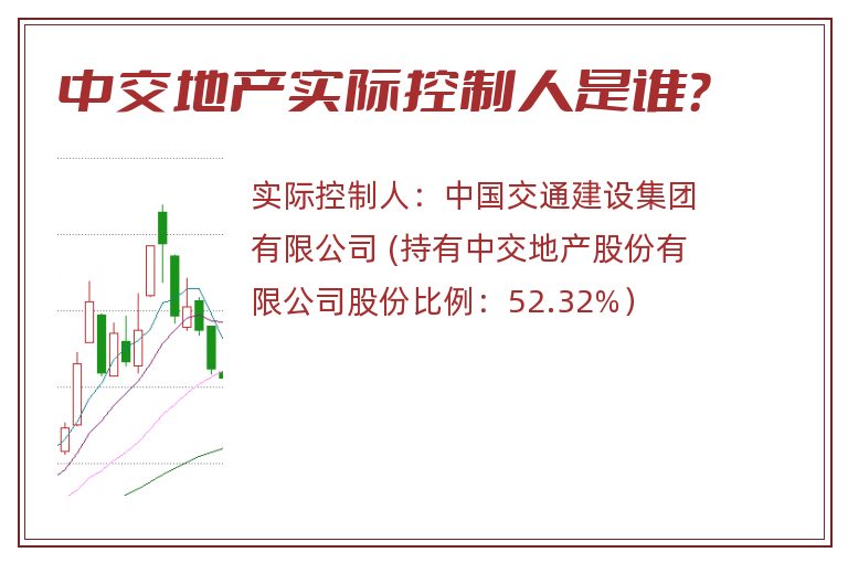 中交地产实际控制人是谁？