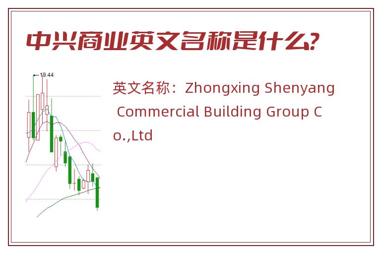 中兴商业英文名称是什么？