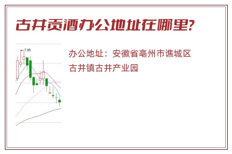 古井贡酒办公地址在哪里？
