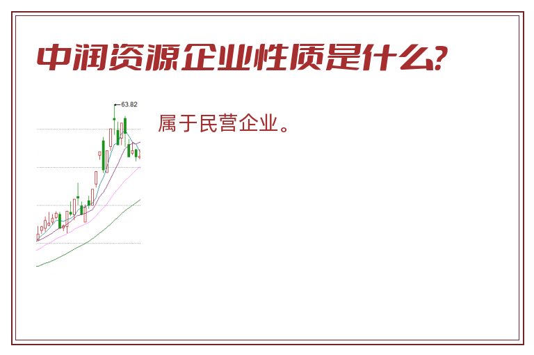 中润资源企业性质是什么？