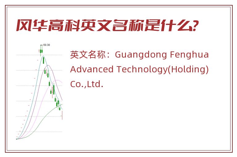 风华高科英文名称是什么？