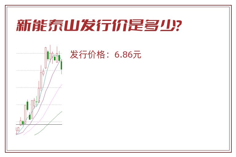 新能泰山发行价是多少？