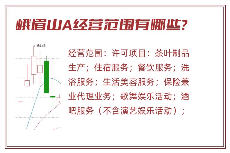 峨眉山A经营范围有哪些?.jpg 峨眉山A.jpg
