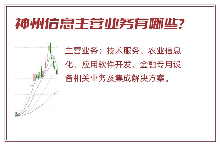 神州信息主营业务有哪些？