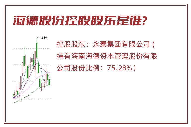 海德股份控股股东是谁？