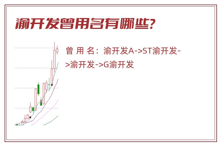 渝开发曾用名有哪些？