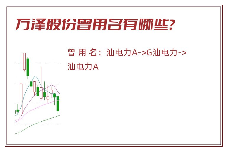 万泽股份曾用名有哪些？