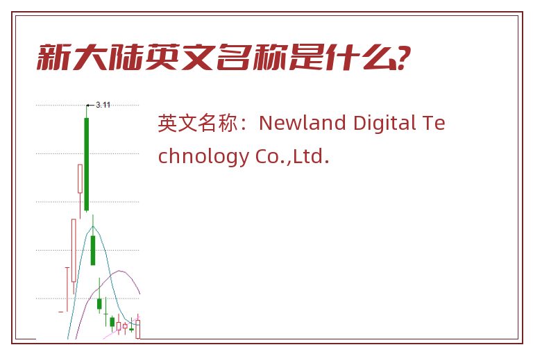新大陆英文名称是什么？