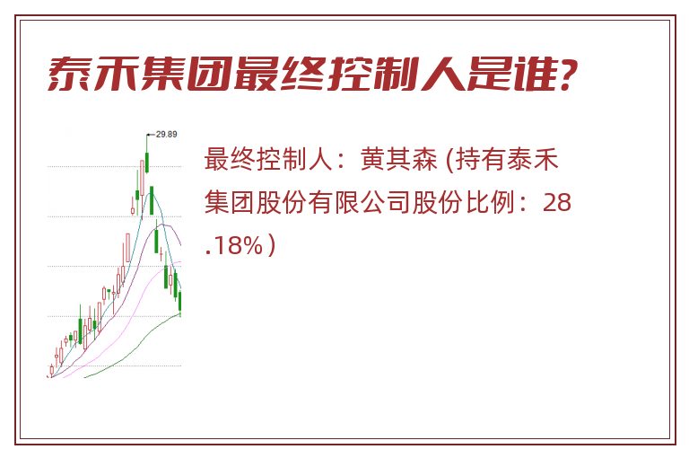 泰禾集团最终控制人是谁？