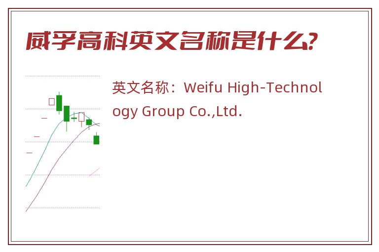 威孚高科英文名称是什么？