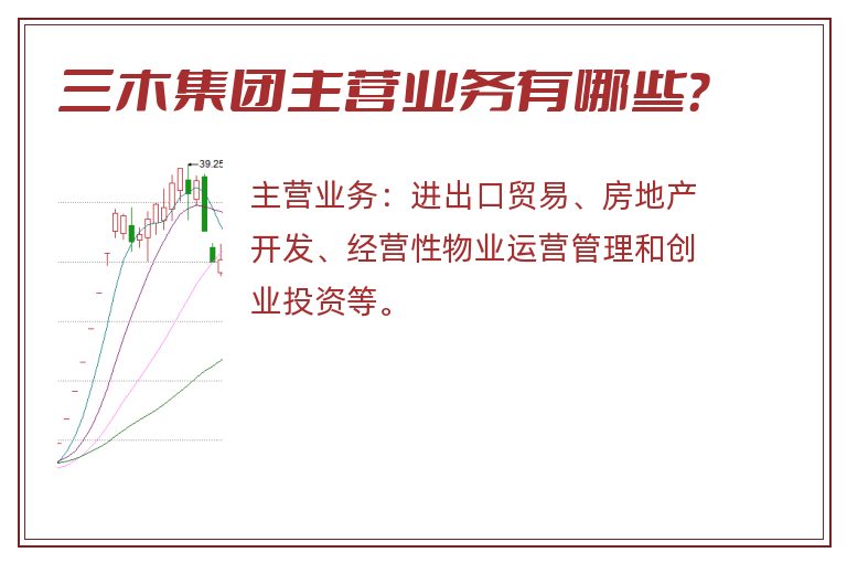 三木集团主营业务有哪些？