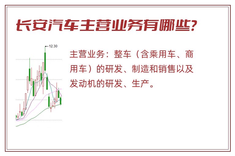 长安汽车主营业务有哪些？