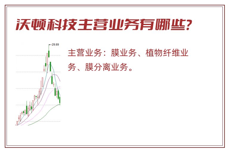 沃顿科技主营业务有哪些？