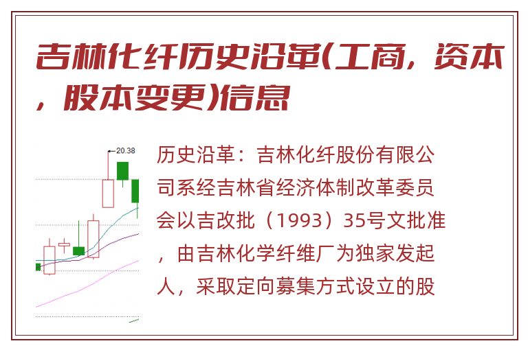 吉林化纤历史沿革(工商,资本,股本变更)信息.jpg 吉林化纤.jpg