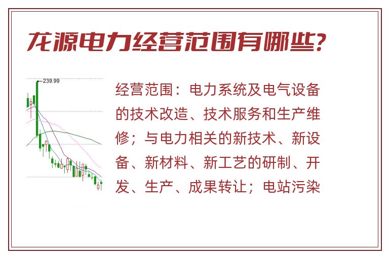 龙源电力经营范围有哪些？