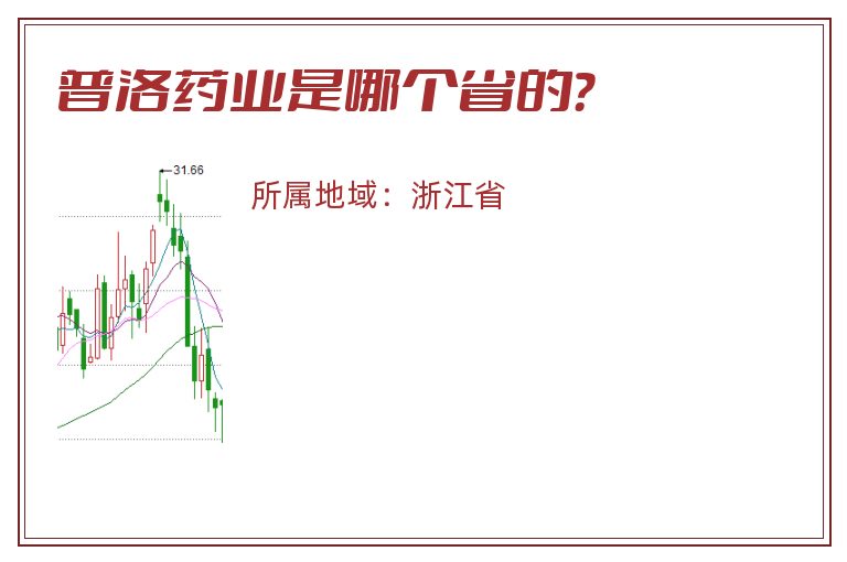 普洛药业是哪个省的？