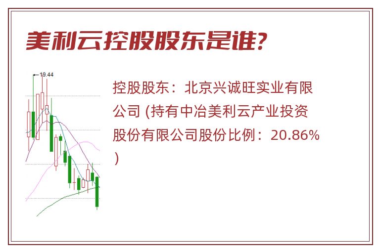 美利云控股股东是谁？