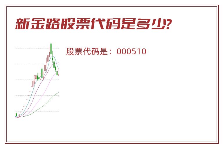 新金路股票代码是多少？