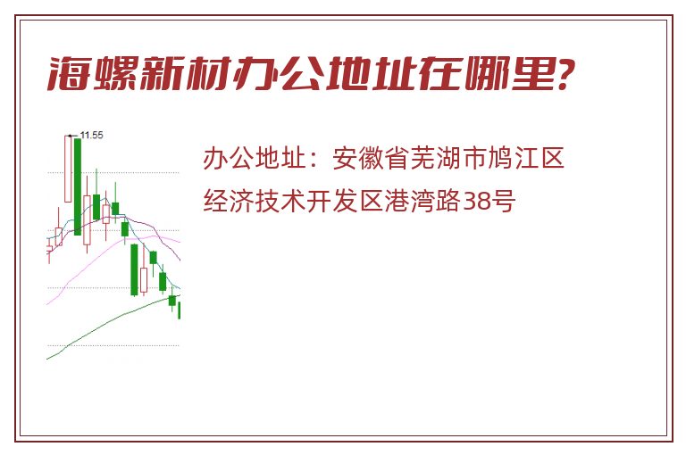 海螺新材办公地址在哪里？