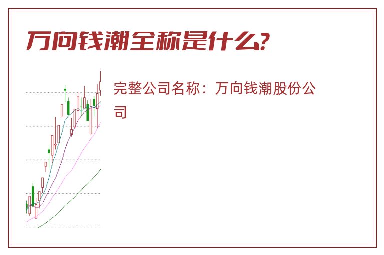 万向钱潮全称是什么？