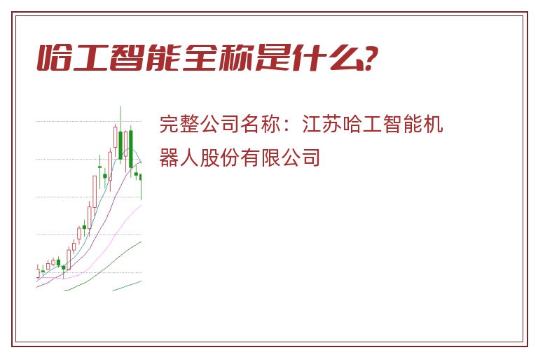 哈工智能全称是什么？