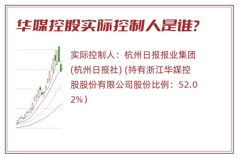 华媒控股实际控制人是谁？