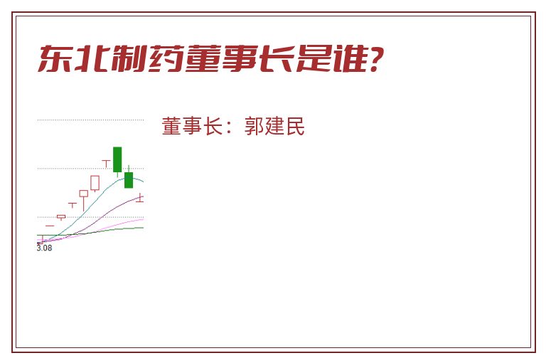 东北制药董事长是谁？
