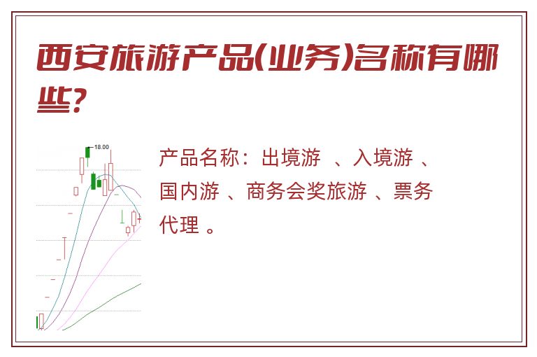 西安旅游产品（业务）名称有哪些？