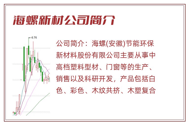 海螺新材公司简介