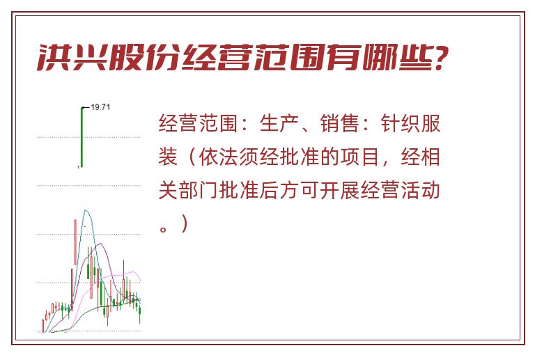 洪兴股份经营范围有哪些？