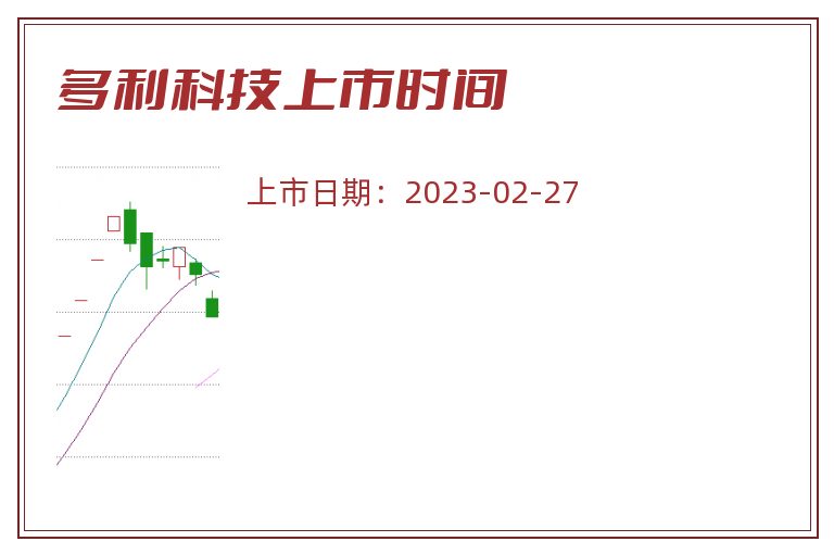 多利科技上市时间