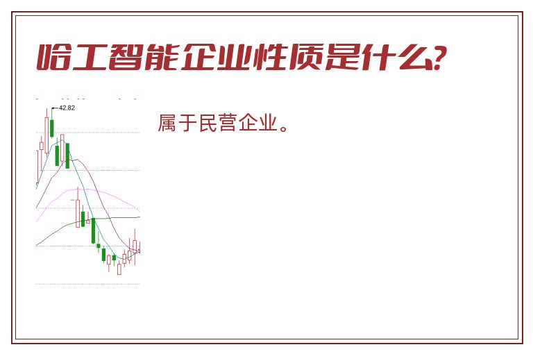 哈工智能企业性质是什么？
