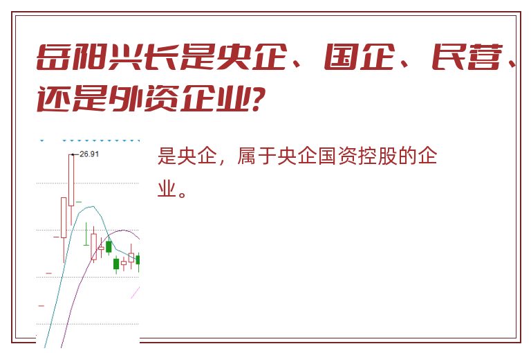 岳阳兴长是央企、国企、民营、还是外资企业？
