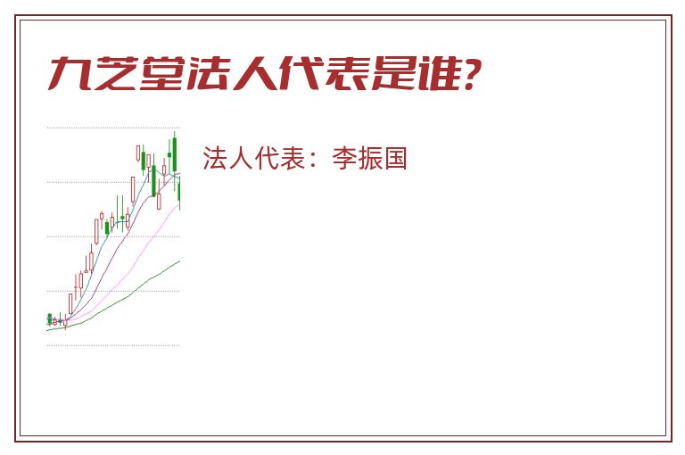 九芝堂法人代表是谁？
