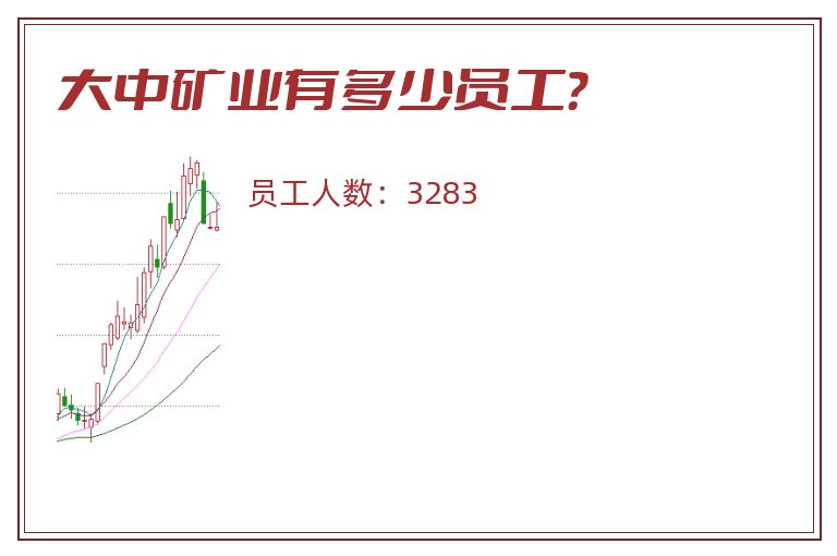 大中矿业有多少员工？