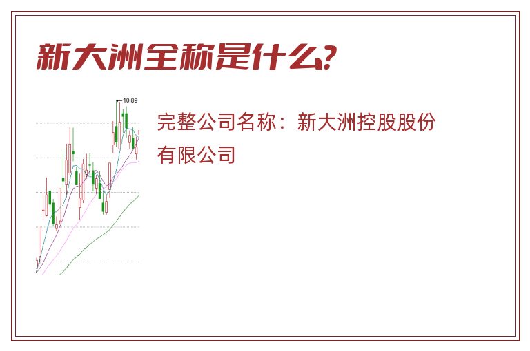 新大洲全称是什么？