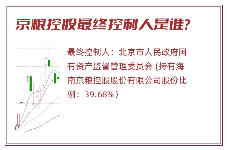 京粮控股最终控制人是谁？