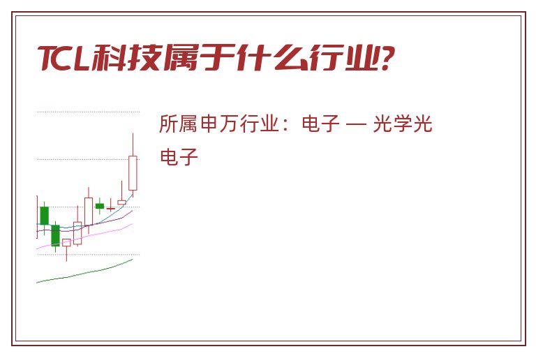 TCL科技属于什么行业？