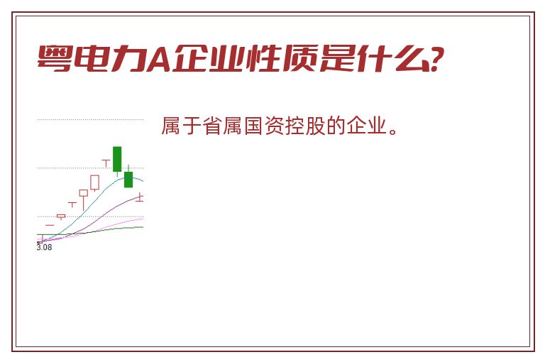粤电力A企业性质是什么？