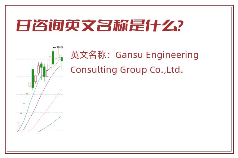 甘咨询英文名称是什么？