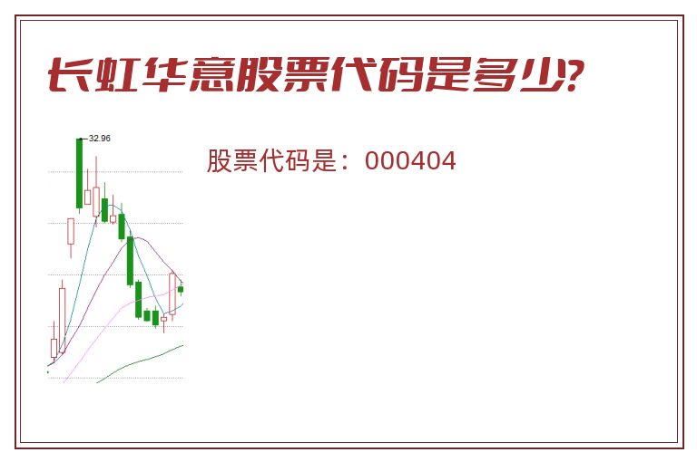 长虹华意股票代码是多少？